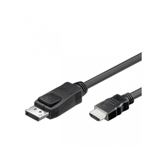 TECHLY 2m DisplayPort til HDMI Kabel Skjermet Svart 4K Støtte