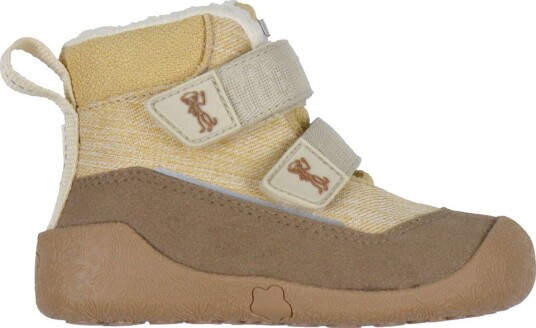 Affenzahn Støvler m. Fôr Tex Noos Mid Støvel Snugg Affenzahn 21 Babysko Beige Brun Gul