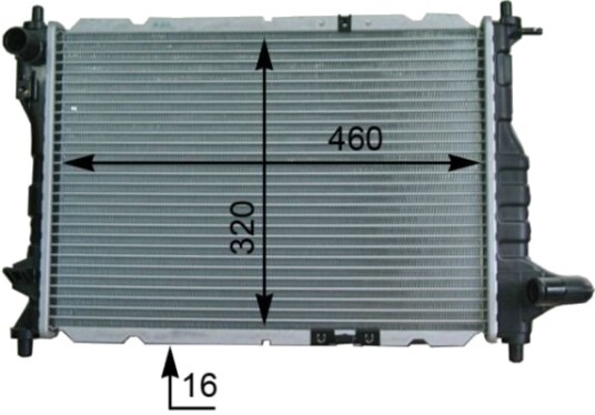 MAHLE CR 944 000S Radiator motorkjøling