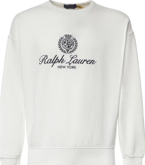 Polo Ralph Lauren The Rl Fleece Relaxed Fit Sweatshirt   TROPHY CREAM   L