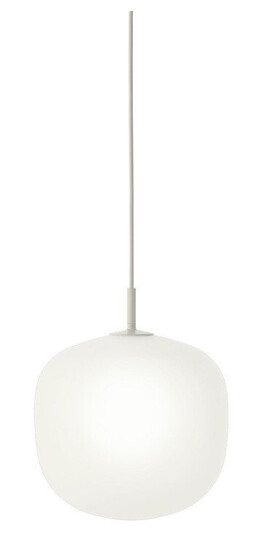 Muuto Rime Pendant 25 cm Opal / Grey