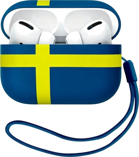 Ferrelli AirPods Pro 3 TPU-deksel, svensk flagg
