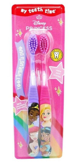 Disney Princess Toothbrush Duo Super Soft Disney Princess Toothbrush Duo Super Soft