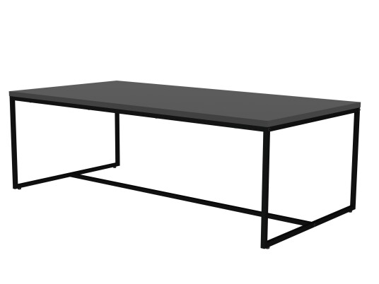 Tenzo Mello soffbord Svart 120 x 60 cm 1624656-02-2 1624521-01-0