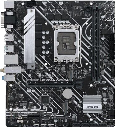 ASUS PRIME H610M-A Micro-ATX Hovedkort med Wi-Fi og DDR4-64GB ASUS PRIME H610M-A Micro-ATX Hovedkort med Wi-Fi og DDR4-64GB