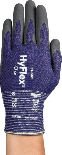 Ansell HyFlex 11-561 Skjærebestandige hansker nitrilgummi 5, Klær