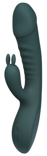 Amaysin Ribbed Rabbitvibrator - Grønn - Grønn Amaysin Ribbed Rabbitvibrator - Grønn - Grønn