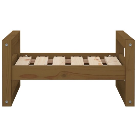 Vidaxl Hundeseng Honningbrun 55.5X45.5X28 cm Heltre Furu