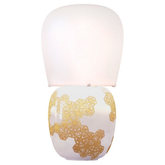 kdln Hive Bordlampe White Stue 47 Gull / Messing