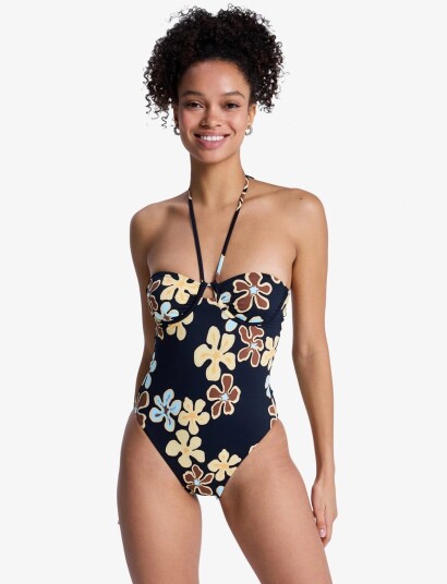 Roxy Nostalgic Feel Hl One Piece Black XS