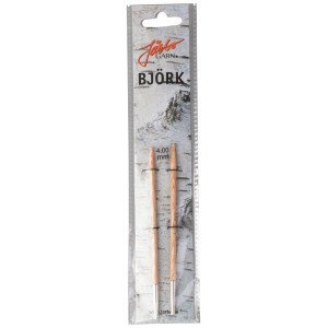 Järbo Björk Utskiftbare Rundpinner i Bjørk 13cm 4,00mm US6