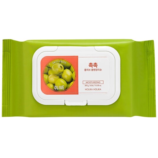 Holika Daily Fresh Olive Cleansing Tissue K-Beauty