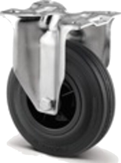 Tente 3478PVR125P62 Industrihjul fast hjul, gummi, plate 105 x 85 mm 125 mm, Garasjeinnredning & oppbevaring Tente 3478PVR125P62 Industrihjul fast hjul, gummi, plate 105 x 85 mm 125 mm, Garasjeinnredning & oppbevaring