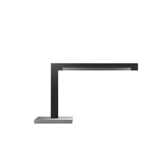 Light-Point - Inlay T2 Linear Bordlampe Satin Matt Black/Satin Silver