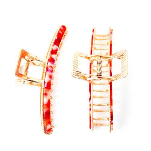 OnFleek, Hairclip Luxe Large Tangerine Dream OnFleek, Hairclip Luxe Large Tangerine Dream