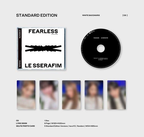 Le Sserafim  Fearless (Standard Edition)   CD