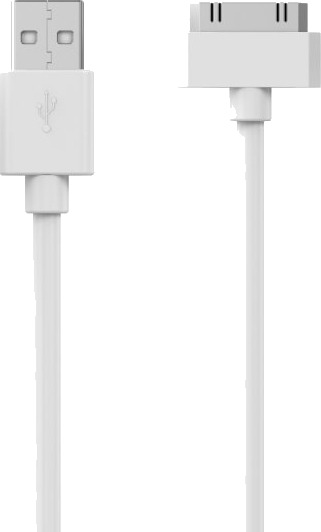 Sinox Apple™ 30 Pin Kabel. 2M. Hvid Sinox Apple™ 30 Pin Kabel. 2M. Hvid