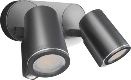 Steinel Spot Duo Vegglys Sort Aluminium Plast Ip44 Ii Ik03