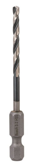 Bosch HSS spiralbor med sekskanttange 3,2 mm 3.2 x 36 x 75 mm Bosch HSS spiralbor med sekskanttange 3,2 mm 3.2 x 36 x 75 mm