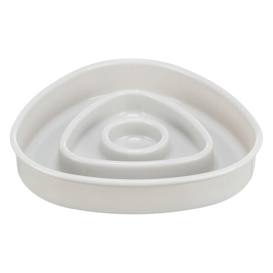 Trixie Slow Feeding Skål Triangle Til Katter 350 ml Ø 15 cm Trixie Slow Feeding Skål Triangle Til Katter 350 ml Ø 15 cm