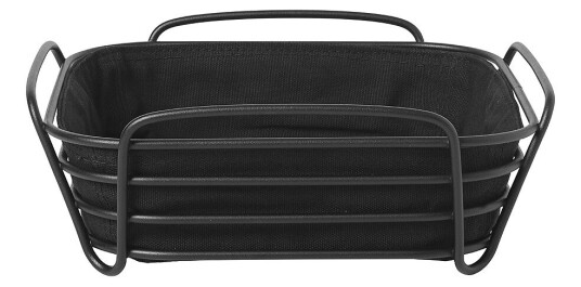 Blomus Delera brødkurv stor 25x25 cm svart Blomus Delera brødkurv stor 25x25 cm svart