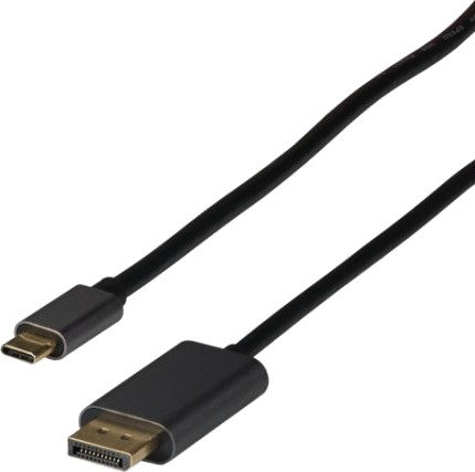 Efb Elektronik Ebusbc-Dp12k.2, 2 M, Usb Type-C, Displayport, Hankjønn, Hankjønn, Rett