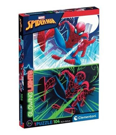 Clementoni Glowing Lights - Marvel Spider-Man Gulv