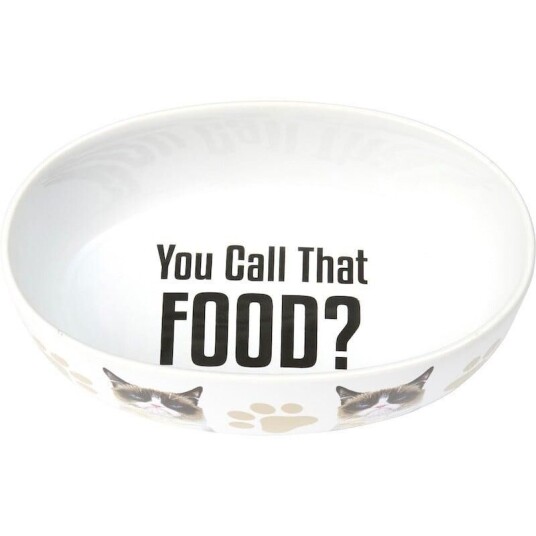Pet Rageous You Call That Food Keramisk Matskål Hvit