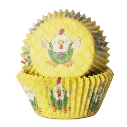Muffinsform Påskekylling 50 Stk 
