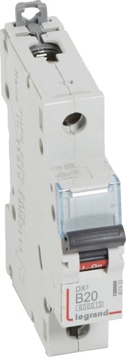 Legrand 10 stk DX3 MCB automatsikring B20 1P 1M 6/10kA