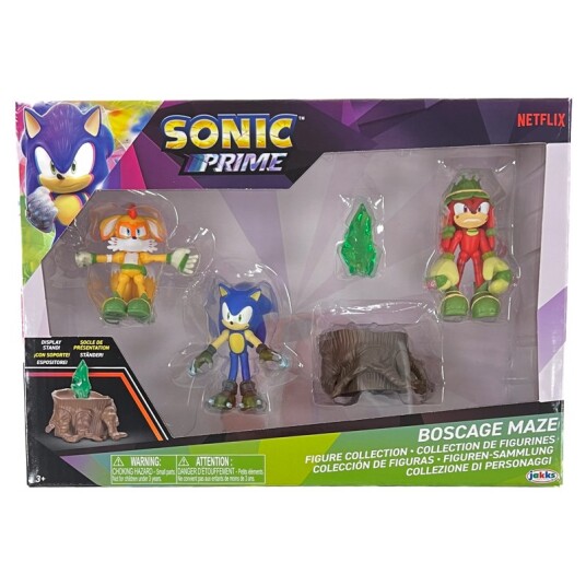 Sonic Prime Figursett 6,5cm - Sonic, Tails og Knuckles Sonic Prime Figursett 6,5cm - Sonic, Tails og Knuckles