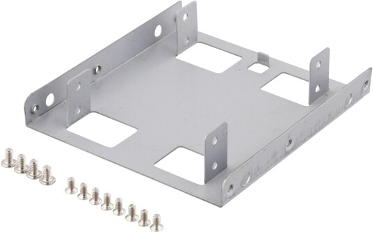 DELTACO Adapter kit 2x2.5" to 3.5" mounting frame RAM-8A DELTACO Adapter kit 2x2.5" to 3.5" mounting frame RAM-8A