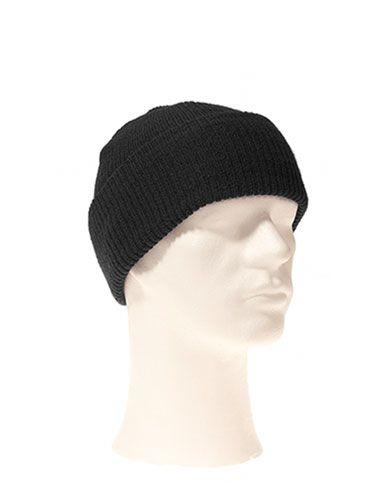 Fostex Watch Cap - 100 % ull Svart Fostex Watch Cap - 100 % ull Svart
