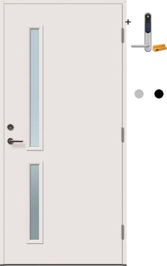 Ytterdør Tundøren Tun 362 med Yale Doorman Classic Home