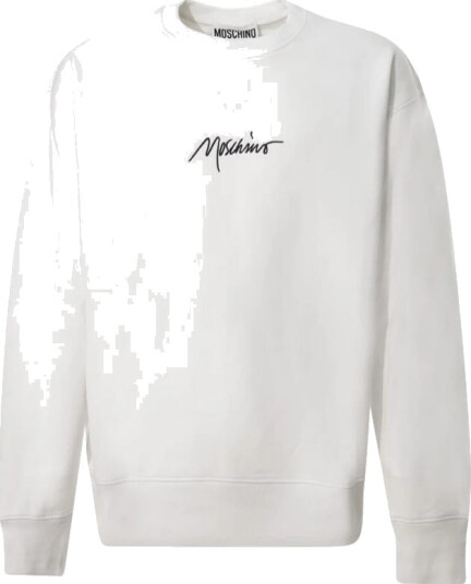 Moschino Herre Gensere & Hettegensere Hvit S,