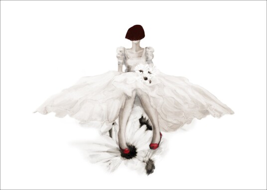 Anna Bülow Anna Bülow poster Wedding Bell 70x100cm poster/konsttryck/sign/numrer