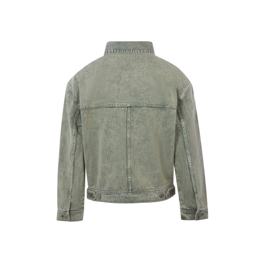 Julianne Jacket Washed Olive S Denim jacket
