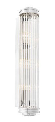 Vegglampe Gascogne nikkel XL