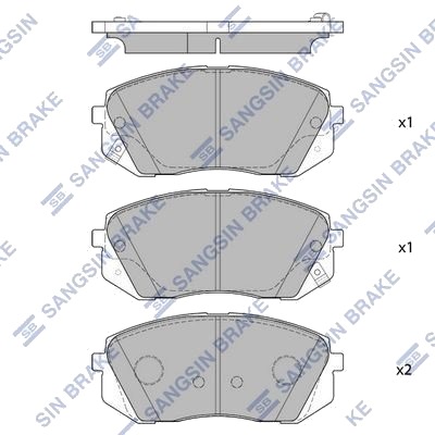 Hi-Q SP1682 Bremseklosser