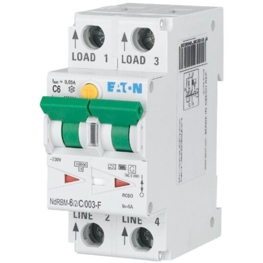 Eaton Jordfeilautomat xDigital NdRBM-6/2/C/003-F Eaton - 1611922