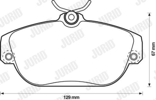 Bremseklosser JURID 571456J