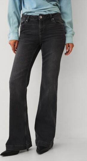 Gina Tricot Jeans Shape up flare jeans Grå