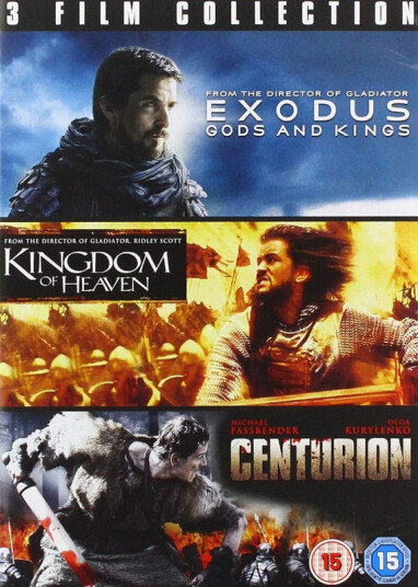 Exodus Gods and Kings / Kingdom Of Heaven / Centurion DVD