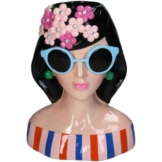 Kersten Vase Fashion Lady Stripet H30