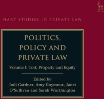 Politics, Policy and Private Law  Volume I: Tort, Property and Equity