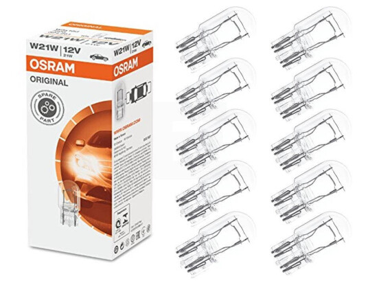 Osram W21/5w Halogenpære 10pak