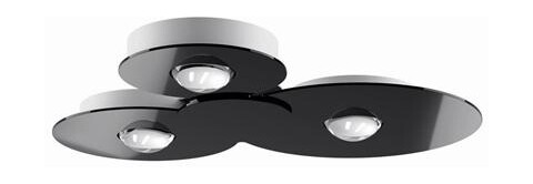 Lodes Bugia Triple 2700K Taklampe Sort Lodes Bugia Triple 2700K Taklampe Sort