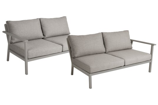 Brafab Samvaro 2-seter ende Khaki med beige pute Høyre og venstre Beige Brafab Samvaro 2-seter ende Khaki med beige pute Høyre og venstre Beige