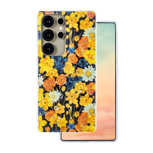 TFO Glow Glam Deksel for Samsung Galaxy S25 Ultra Oransje