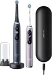Oral-B iO 9 Duo Elektrisk Tannbørste for Voksne med 7 Børsteinnstillinger Svart/Rosa Oral-B iO 9 Duo Elektrisk Tannbørste for Voksne med 7 Børsteinnstillinger Svart/Rosa